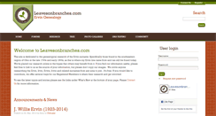Desktop Screenshot of leavesonbranches.com