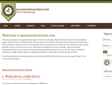 Tablet Screenshot of leavesonbranches.com